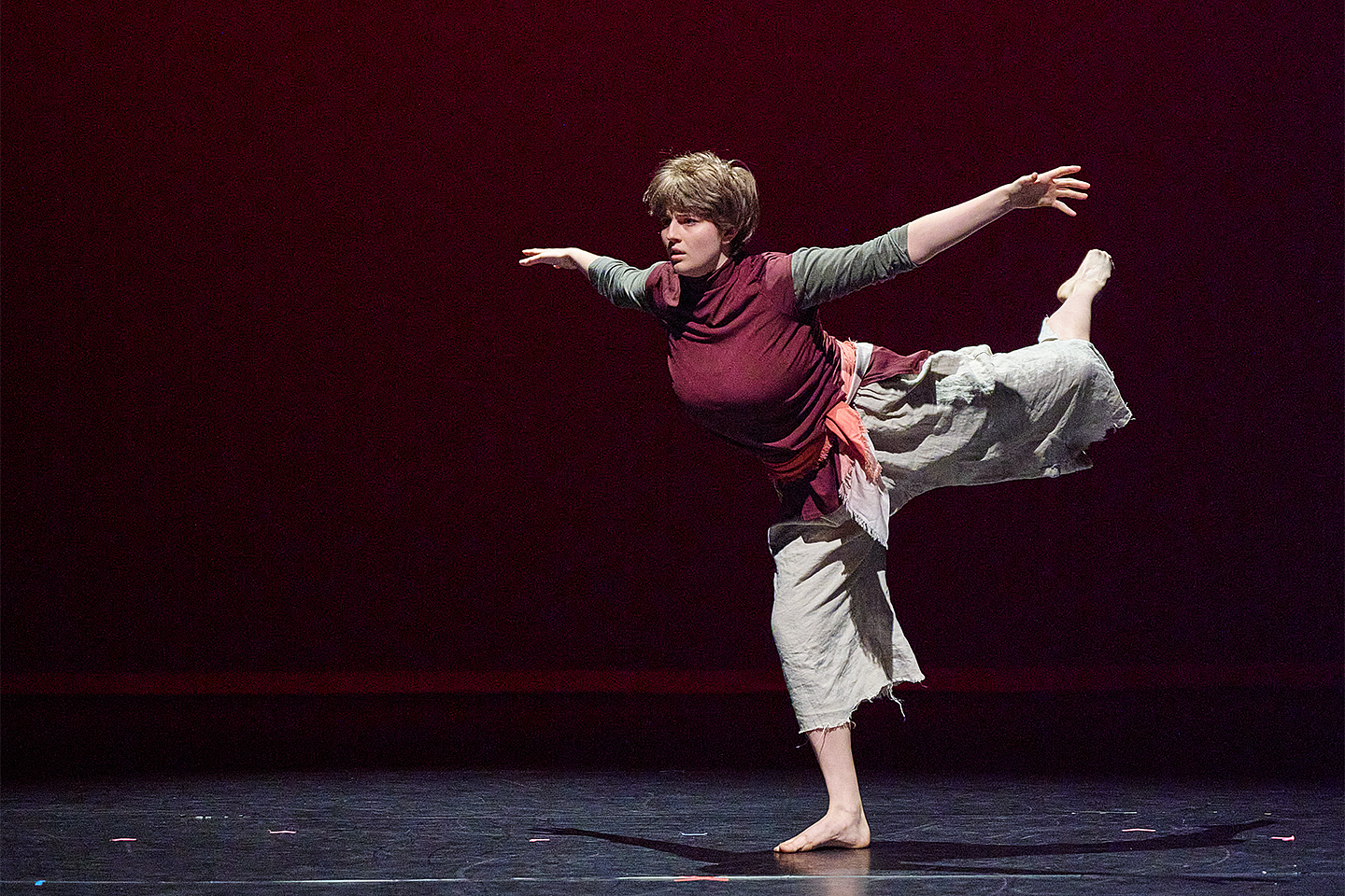 dancer performing solo