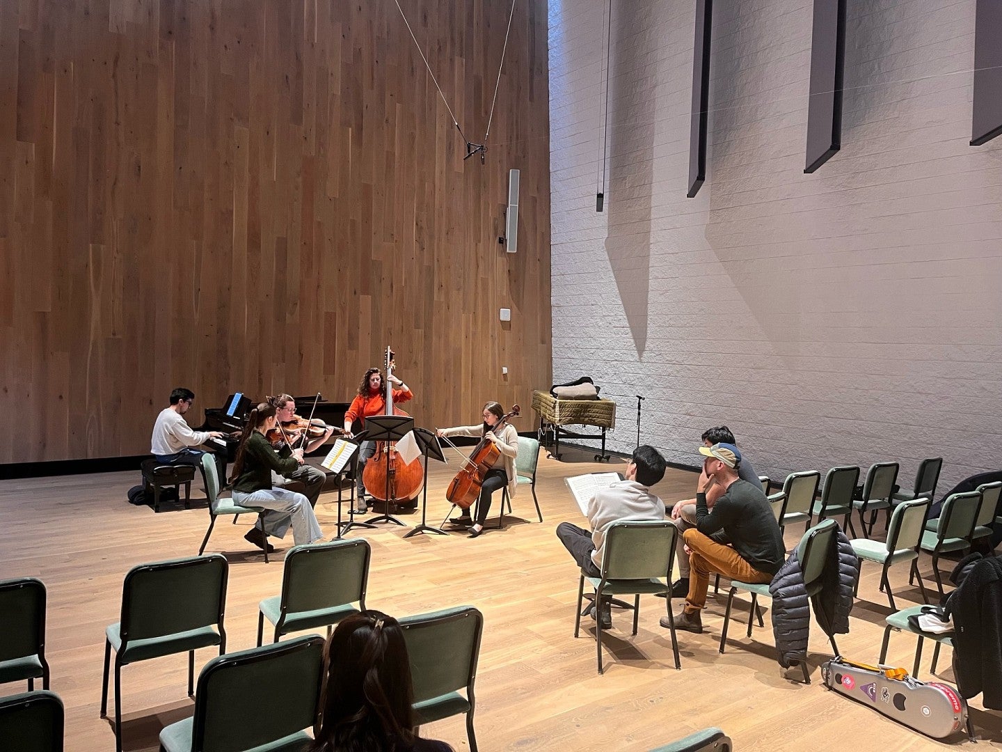 dover quartet masterclass with students